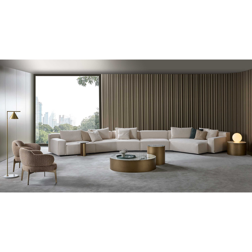 Vertical Seam Corner Sofa | Marelli Yann | Italianfurniture.com