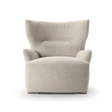 Wingback Upholstered Lounge Chair | Marac Alba  | Italianfurniture.com