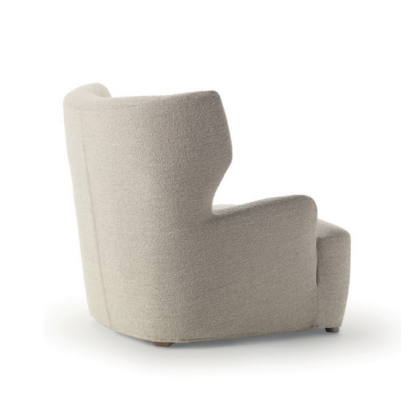 Wingback Upholstered Lounge Chair | Marac Alba  | Italianfurniture.com