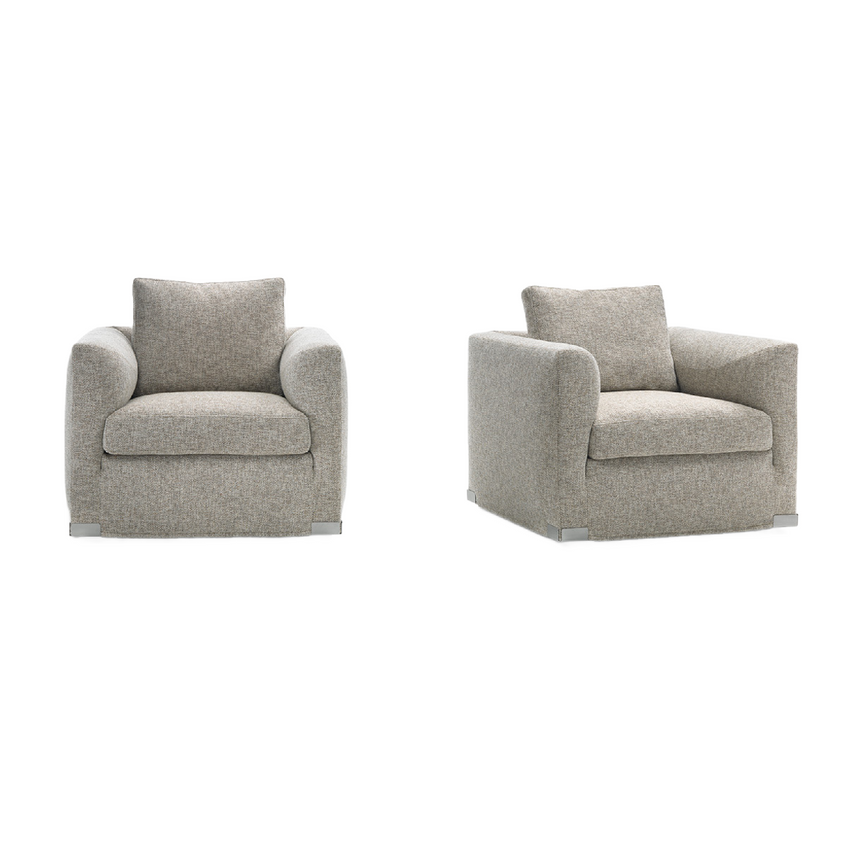 Square Back Lounge Chair | Marac Brando | Italianfurniture.com