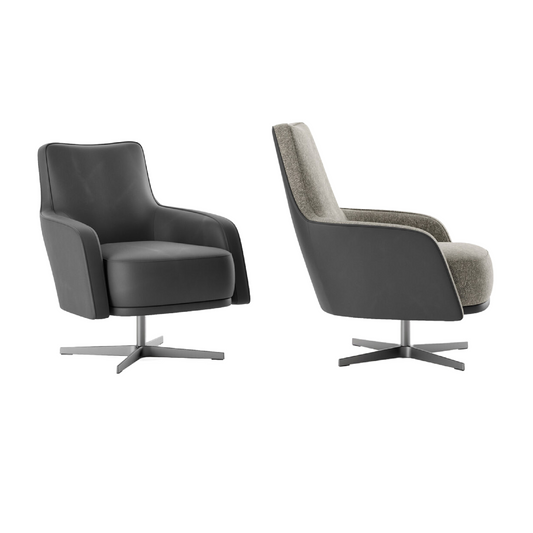 Upholstered Swivel Lounge Chair | Marac Candy Plus | Italianfurniture.com