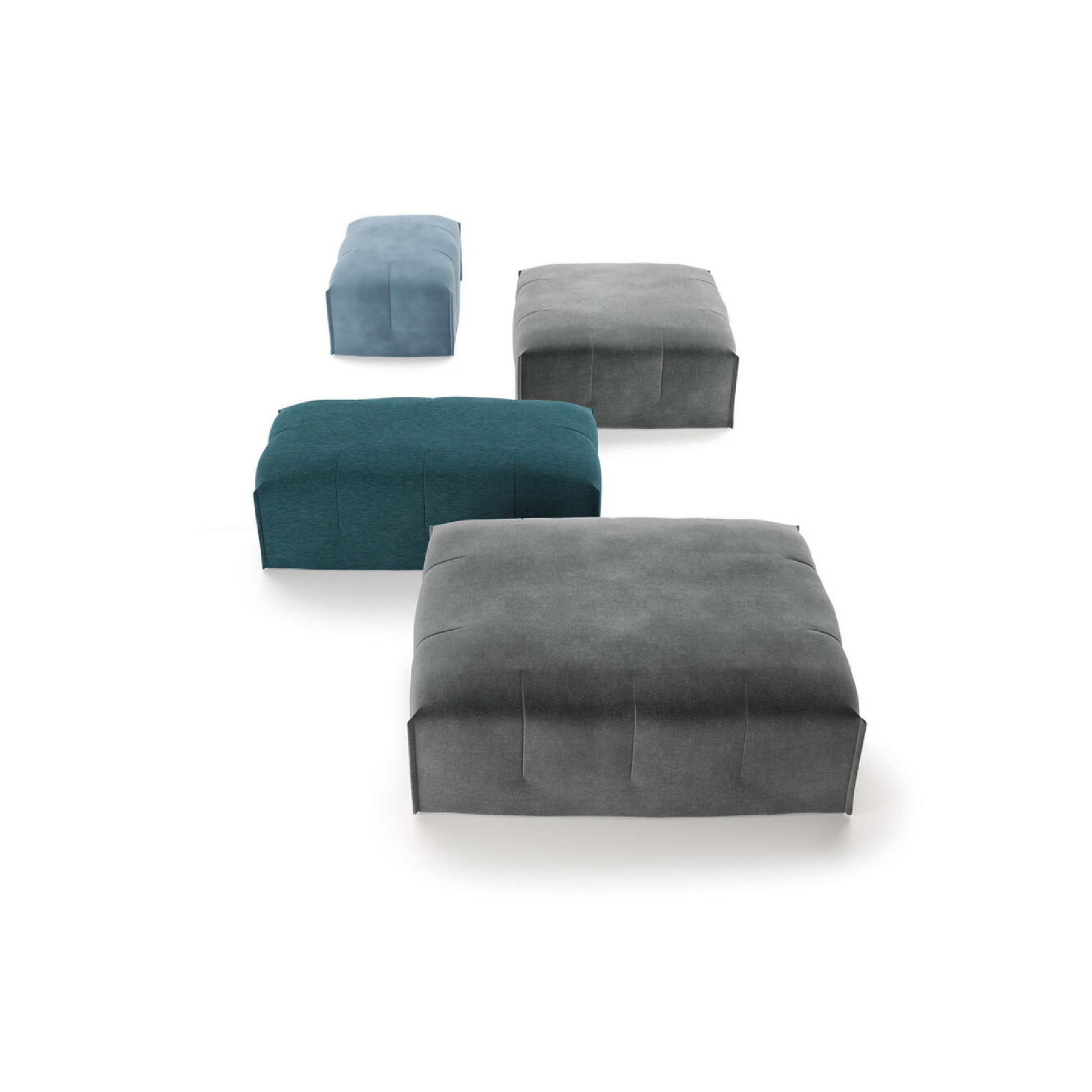 Upholstered Contemporary Ottoman | Marac Lain | Italianfurniture.com