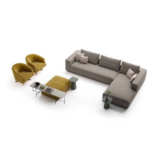 Piped Sofa with Cushions | Marac Vittorio | Italianfurniture.com