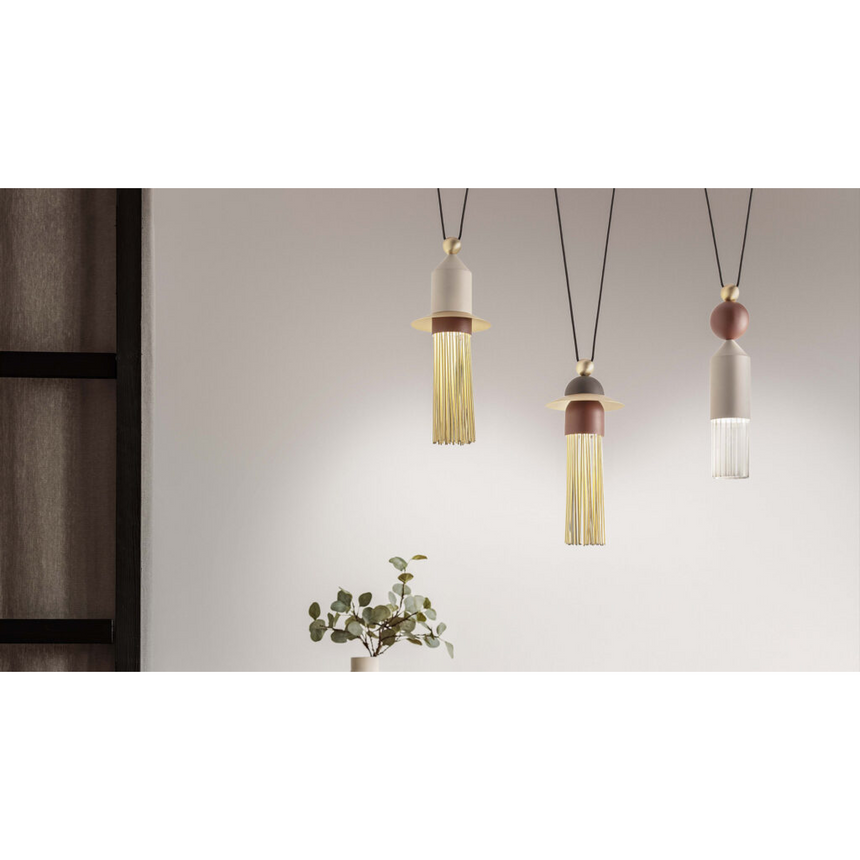 3-Light Glass Hanging Lamp S | Masiero Nappe | Italianfurniture.com