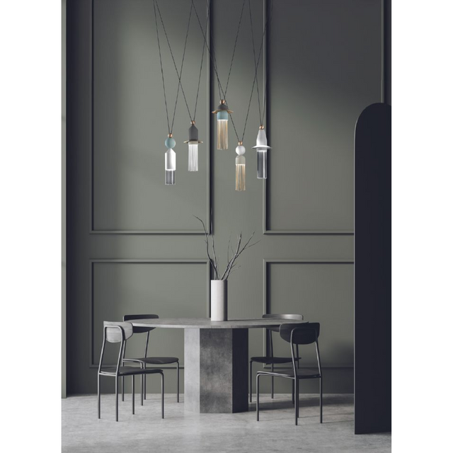 Geometrical Hanging Lamp Set (5) | Masiero Nappe C5 | Italianfurniture.com