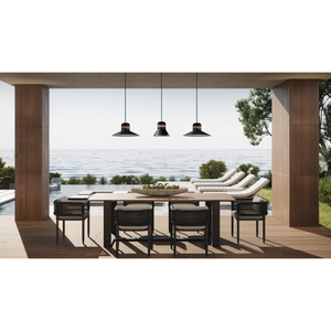 Bell-Shaped Outdoor Hanging Lamp | Masiero Cordea | Italianfurniture.com