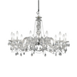 White Crystal LED Chandelier | Masiero Drylight | Italianfurniture.com