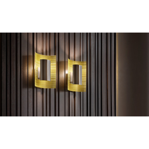 Gold Wire Mesh Wall Lamp | Masiero Ebe | Italianfurniture.com