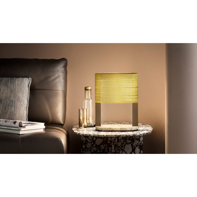 Gold Wire Mesh Table Lamp | Masiero Ebe | Italianfurniture.com