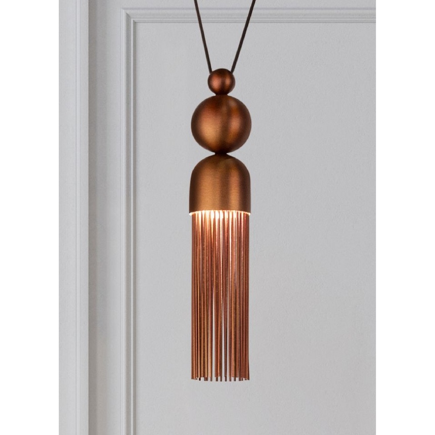 Metal Rods Pendant Lamp | Masiero Nappe | Italianfurniture.com