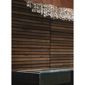 Pendant Embellished Linear Chandelier S | Masiero Olà | Italianfurniture.com