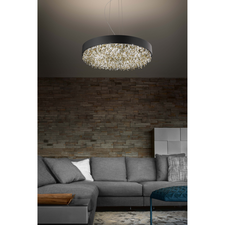 Pendant Embellished Chandelier S | Masiero Olà  | Italianfurniture.com