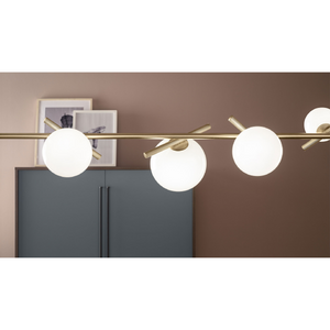 6-Glass Orbs Hanging Lamp | Masiero Posy