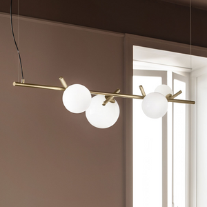 6-Glass Orbs Hanging Lamp | Masiero Posy