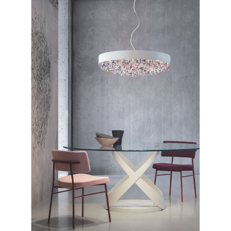 Pendant Embellished Hanging Lamp XL | Masiero Olà | Italianfurniture.com