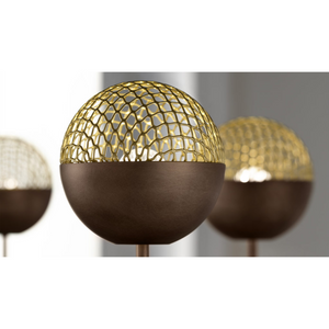 Round Metal Mesh Chandelier | Masiero Iglù