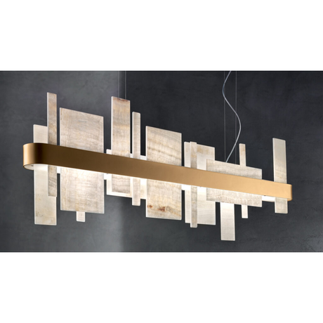 Onyx Plates Pendant Lamp | Masiero Honicé | Italianfurniture.com