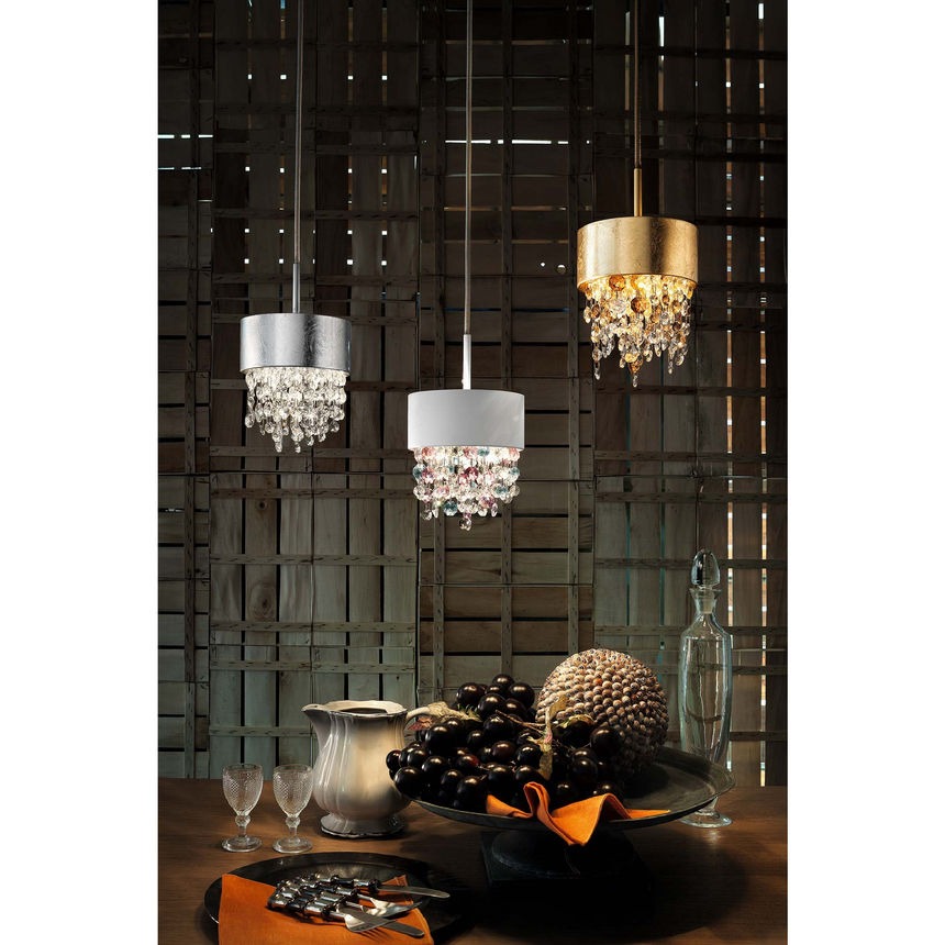 Pendant Embellished Hanging Lamp XS | Masiero Olà | Italianfurniture.com