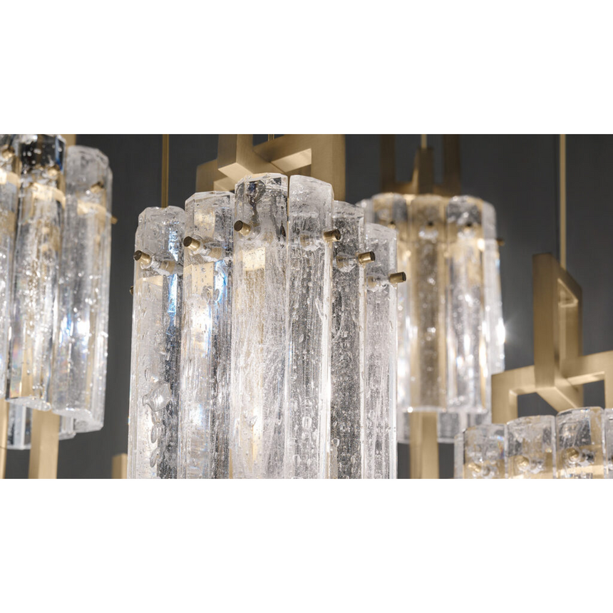 Glass Strips 5-Light Hanging Lamp | Masiero Crek | Italianfurniture.com