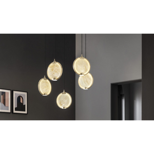 Round Prism Glass Hanging Lamps (5) | Masiero Horo | Italianfurniture.com