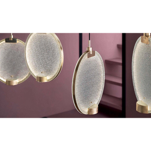 Round Prism Glass Hanging Lamps (5) | Masiero Horo | Italianfurniture.com