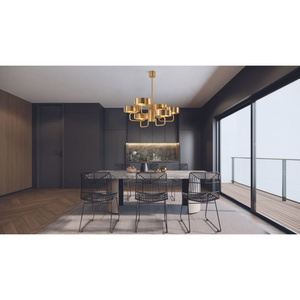 Metal Rings Modern Chandelier | Masiero Sound