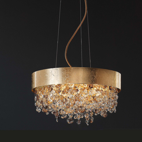 Pendant Embellished Hanging Lamp L | Masiero Olà | Italianfurniture.com