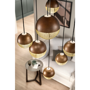 Metal Mesh Sphere Hanging Lamp | Masiero Iglù