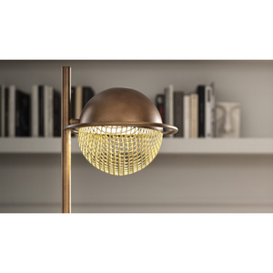 Round Metal Mesh Floor Lamp | Masiero Iglù | Italianfurniture.com