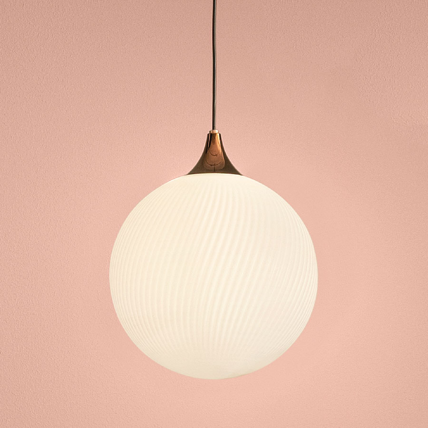 Glass Sphere Pendant Lamp S | Masiero Tee | Italianfurniture.com