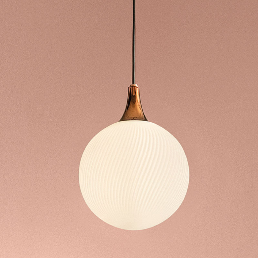 Glass Sphere Pendant Lamp S | Masiero Tee | Italianfurniture.com