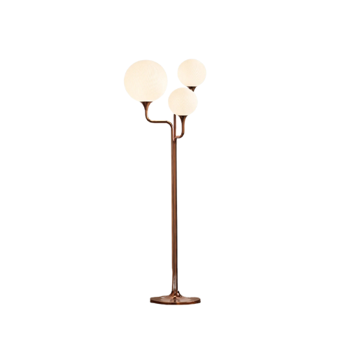 3-Glass Spheres Floor Lamp | Masiero Tee