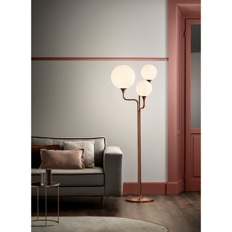 3-Glass Spheres Floor Lamp | Masiero Tee | Italianfurniture.com