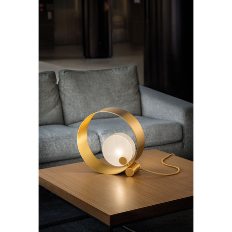 Metal Ring Modern Table Lamp | Masiero Sound | ItalianFurniture.com