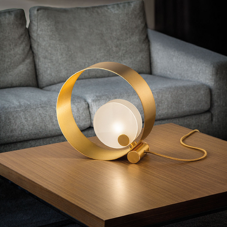 Metal Ring Modern Table Lamp | Masiero Sound | ItalianFurniture.com