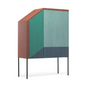 Asymmetric Wooden 2-Door Cabinet | Mogg Ritratti