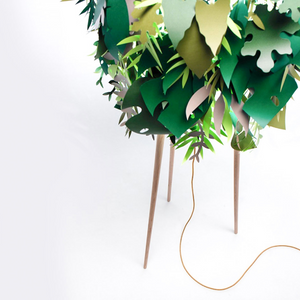 Green Foliage Floor Lamp | Mogg Amazzonio | Italianfurniture.com