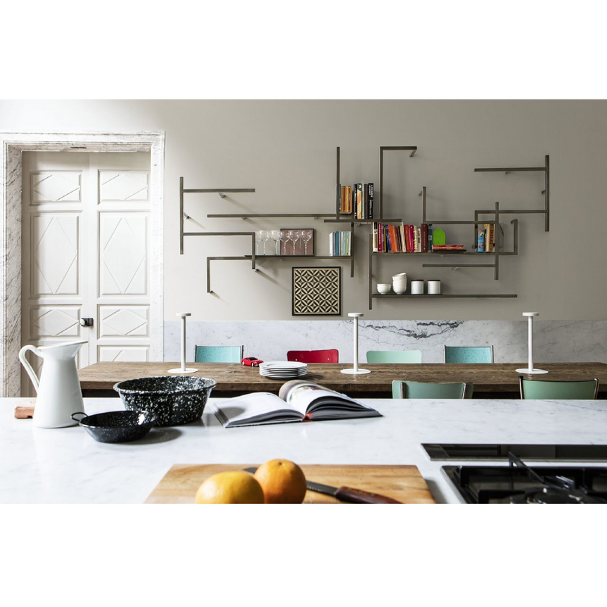 Modular Iron Bookcase | Mogg Antologia | Italianfurniture.com