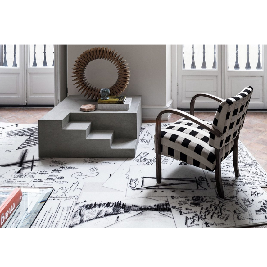 Monochrome Wool Blend Rug 6'7" x 10' | Mogg Appunti | italianfurniture.com