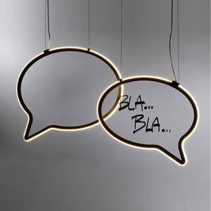 Statement Plexiglass Hanging Lamp | Mogg Bla Bla | Italianfurniture.com