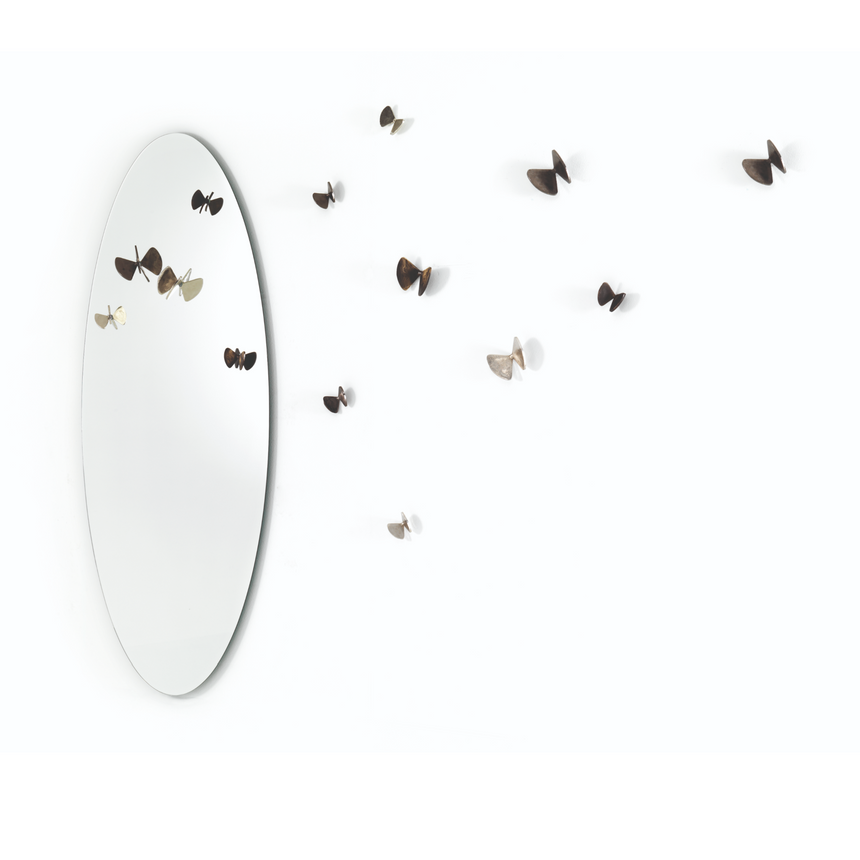 Butterfly Coat Hanger Mirror | Mogg Bice | Italianfurniture.com