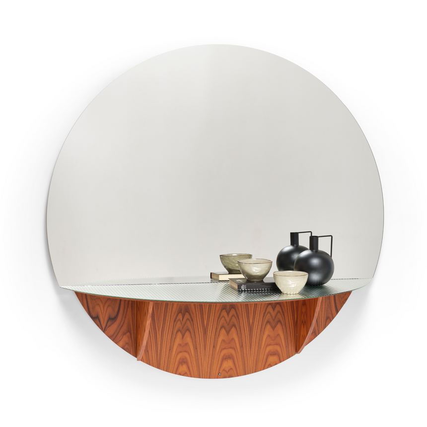 Folding-Top Minimalist Mirror | Mogg Brame | Italianfurniture.com