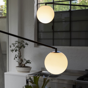 Opal Glass Orb Pendant Lamp | Mogg Bitta | Italianfurniture.com