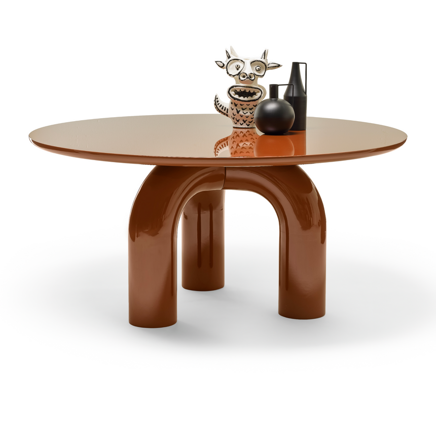 Round Modern Dining Table S | Mogg Elephante | Italianfurniture.com