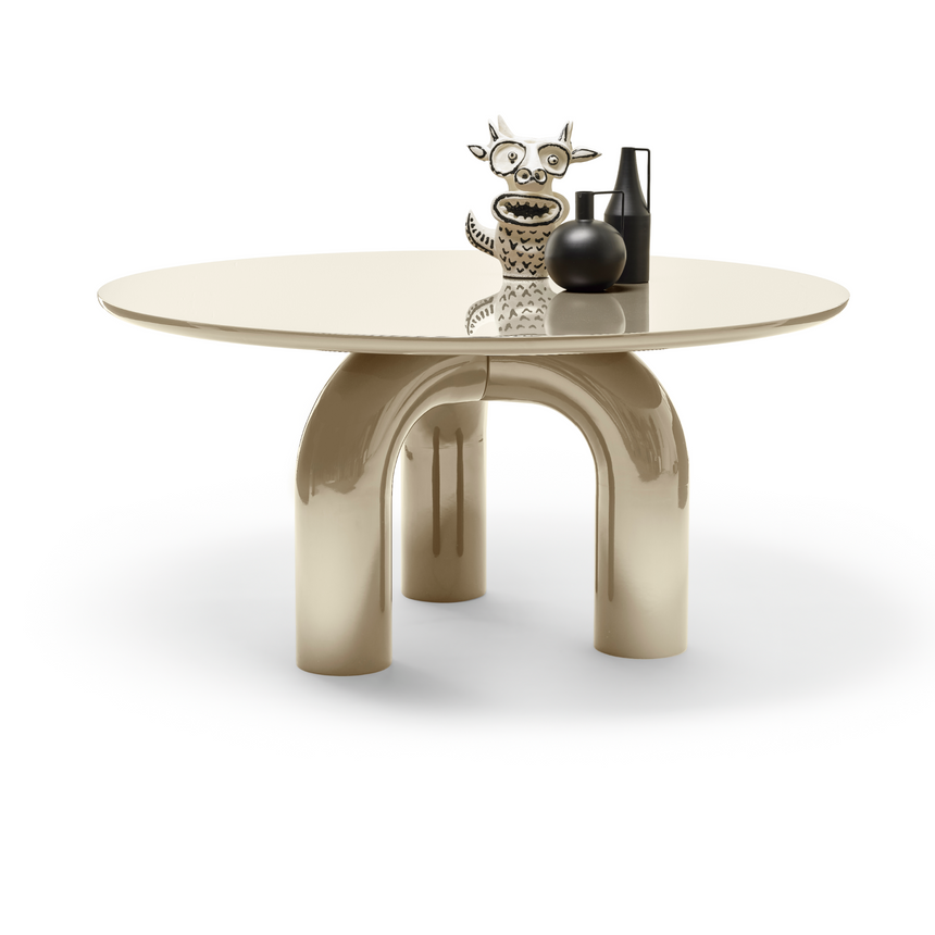 Round Modern Dining Table S | Mogg Elephante | Italianfurniture.com