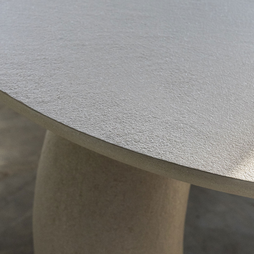 Hand-Troweled Modern Dining Table | Mogg Elephante | Italianfurniture.com