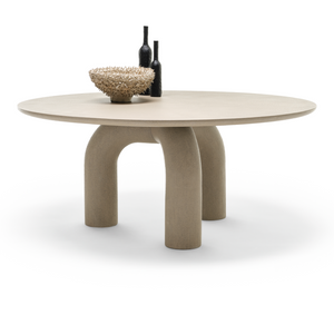 Hand-Troweled Modern Dining Table | Mogg Elephante | Italianfurniture.com