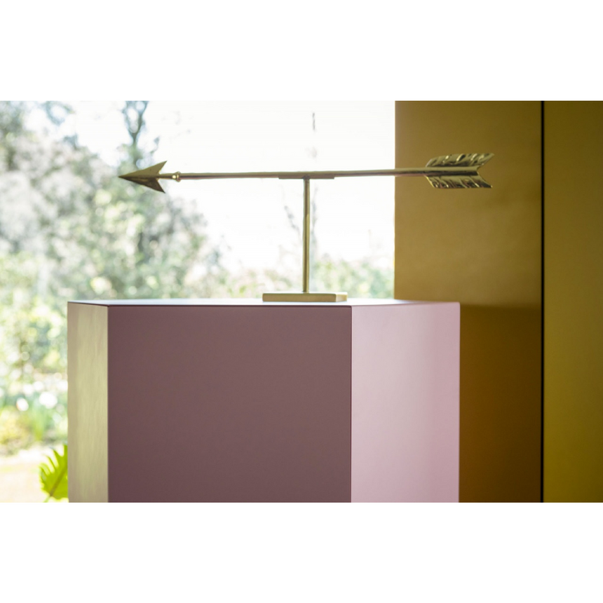 Hexagonal Lacquered Pillar Cabinet | Mogg Exagon | Italianfurniture.com