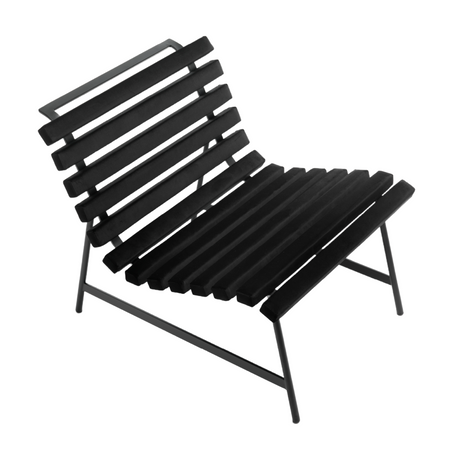 Slatted Velvet Lounge Chair | Mogg Giardinett | Italianfurniture.com