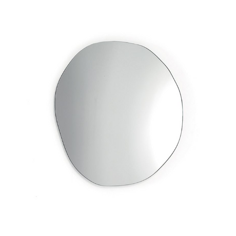 Asymmetrical Round Mirror | Mogg Giotto | Italianfurniture.com